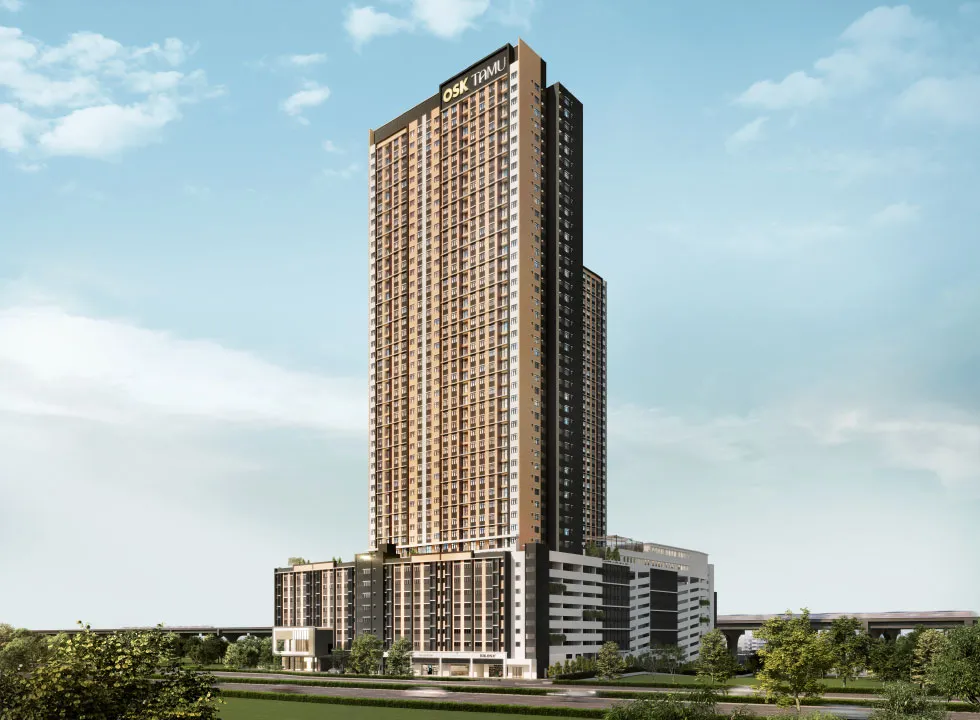 Tamu Residences tower at OSK Mori Park